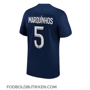 Paris Saint-Germain Marquinhos #5 Hjemmebanetrøje 2022-23 Kortærmet